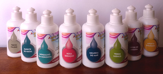 família de corantes gota mágica